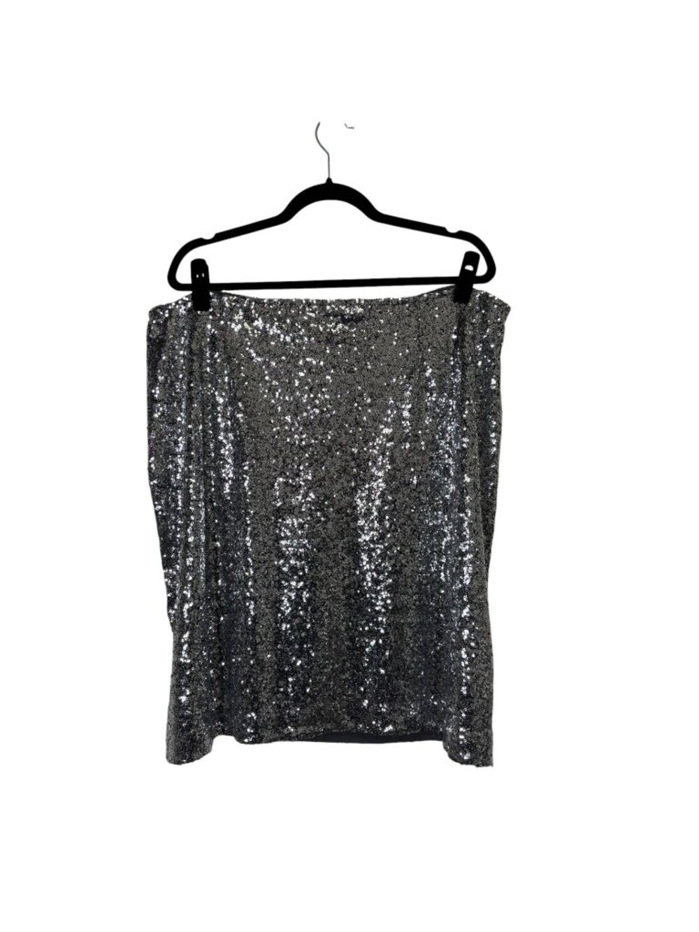 Jessica London Sequin Skirt Plus 18 Silver